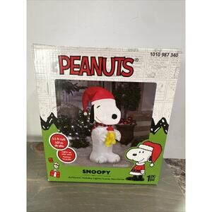 Peanuts Snoopy & Woodstock Airblown Inflatable 3.5 ft Christmas Decoration Gemmy